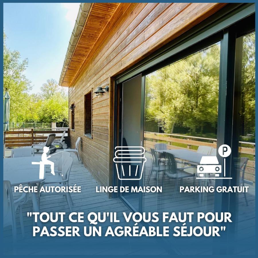 Chalet Avec Terrasse Sur Pilotis Vue Sur L'Etang Рю Екстер'єр фото