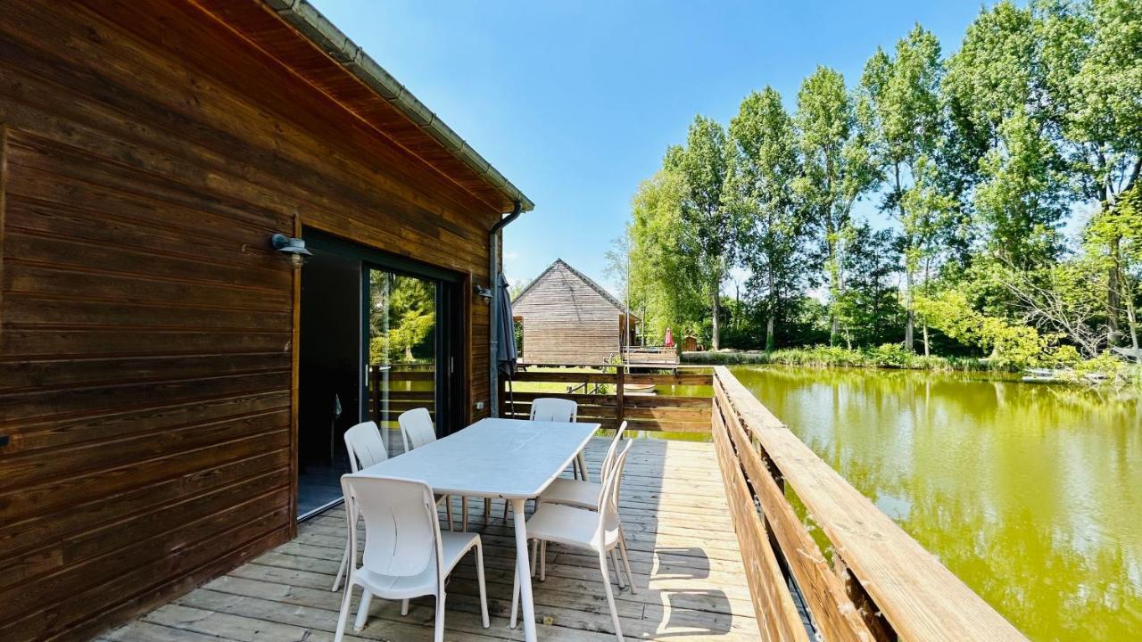 Chalet Avec Terrasse Sur Pilotis Vue Sur L'Etang Рю Екстер'єр фото