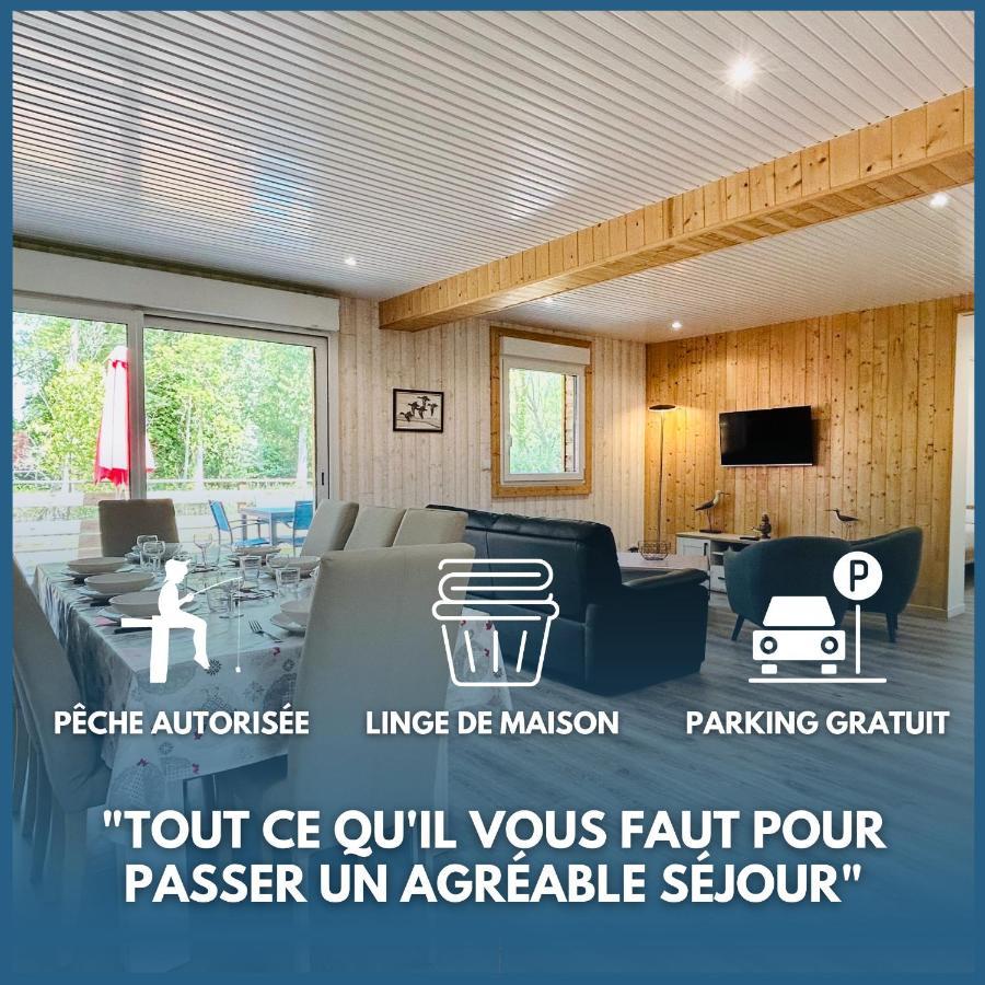 Chalet Avec Terrasse Sur Pilotis Vue Sur L'Etang Рю Екстер'єр фото