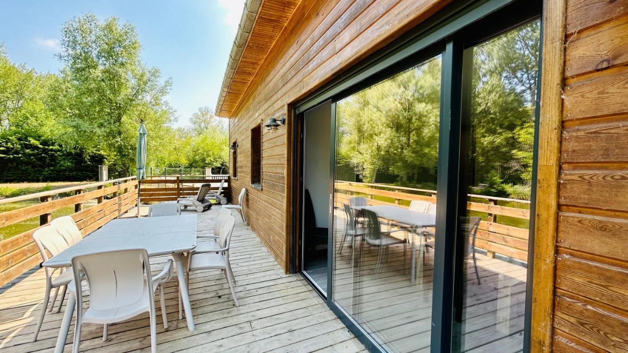 Chalet Avec Terrasse Sur Pilotis Vue Sur L'Etang Рю Екстер'єр фото