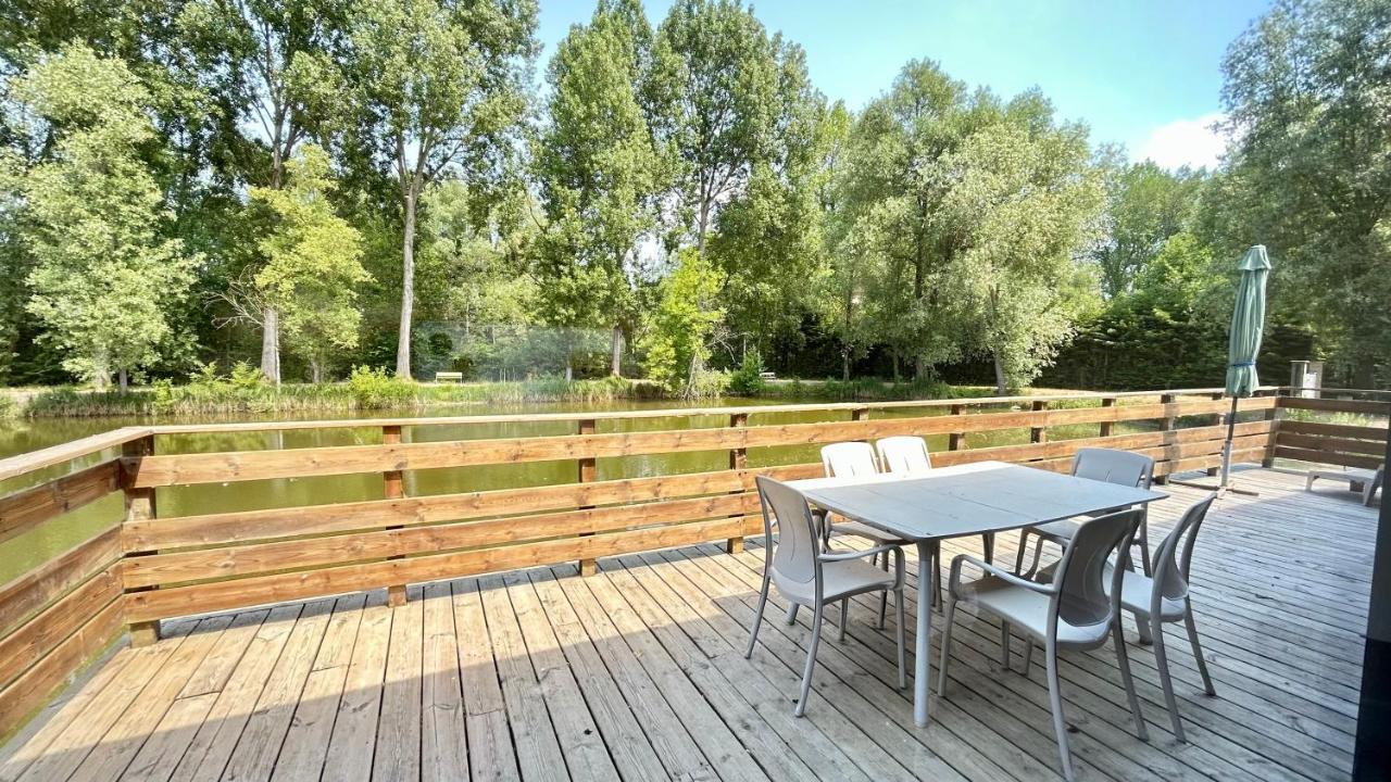 Chalet Avec Terrasse Sur Pilotis Vue Sur L'Etang Рю Екстер'єр фото